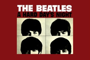 A Hard day's night movie poster inspired desktop wallpaper