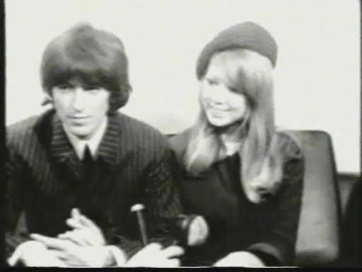 George Harrison and Pattie Boyd engagement