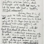 John Lennon letter to Eric Clapton