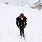 Paul McCartney skis for the first time while filming "Help!" in Austria, 1965