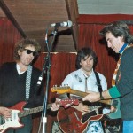 George Harrison with Bob Dylan