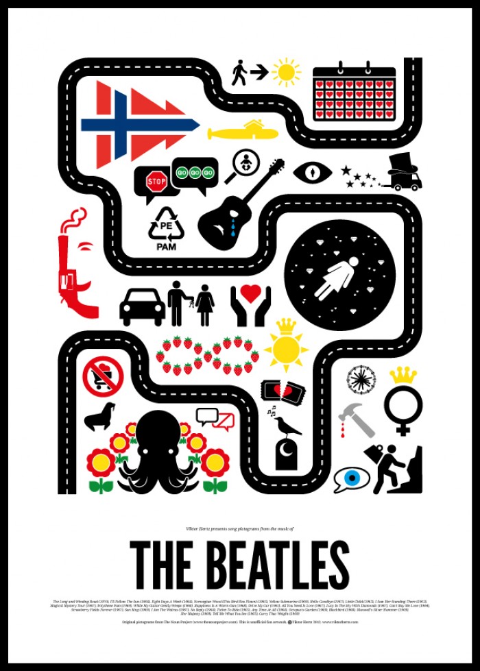 Beatles pictorial poster quiz