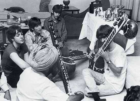 The Beatles, New Delhi, 7 July 1966