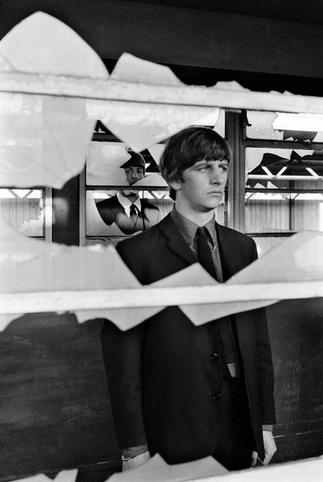The Beatles at Acton Station, 1964. Photo by David Hurn. | Beatles