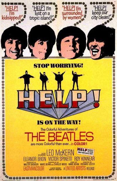 beatles help1 movie poster