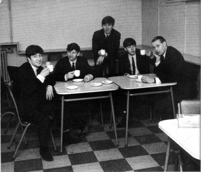 a tea with George Martin