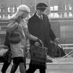 Cynthia and John at Heathrow Airport