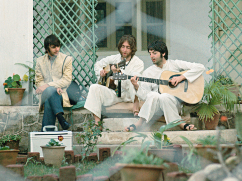 Meeting the Beatles in India by Paul Saltzman